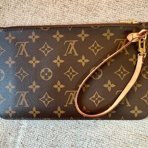 Louis Vuitton Brown Monogram Pouch
